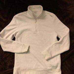 Calvin Klein White Quarter-Zip